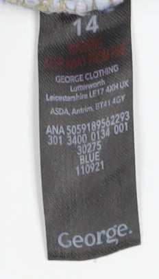 George Blue Women's Skinny Jeans Size 14, Stretch Denim