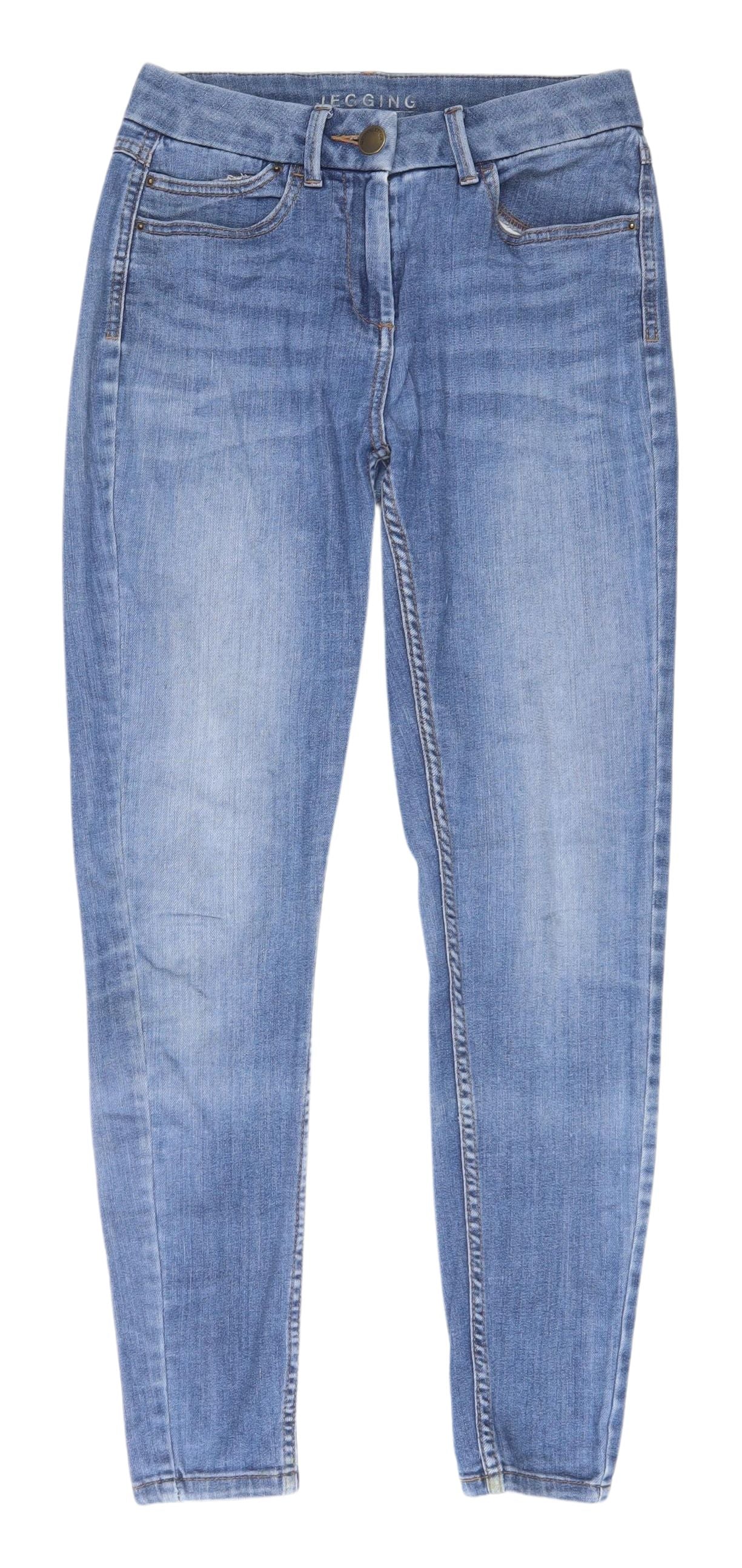 Marks and Spencer Blue Women's Jegging Size 8