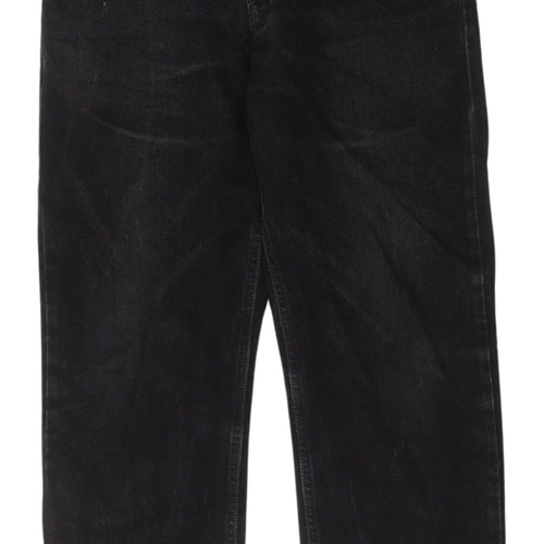 Levi's Men's Black Straight Jeans, Size 34, Regular Fit