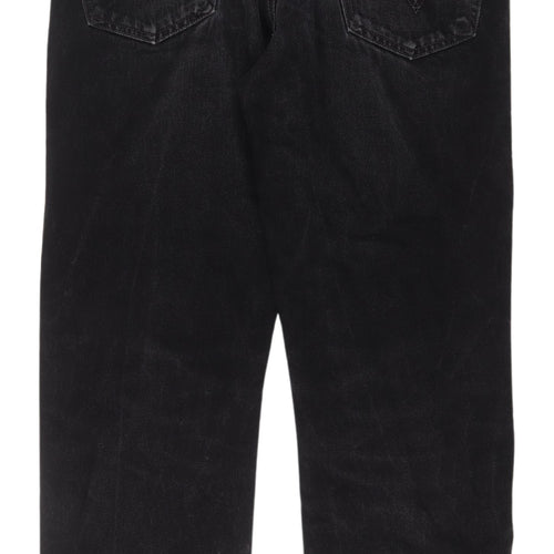 Levi's Men's Black Straight Jeans, Size 34, Regular Fit