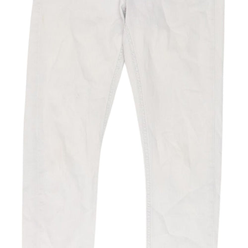 Topshop Women White Skinny Jeans Size 10