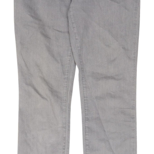 Marks and Spencer Grey Straight Jeans Size 10