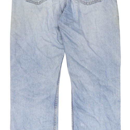 Marks and Spencer Men's Blue Straight Jeans, Size 36