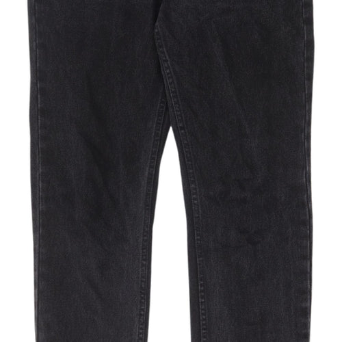 Weekday Black Tapered Jeans for Unisex Adults L