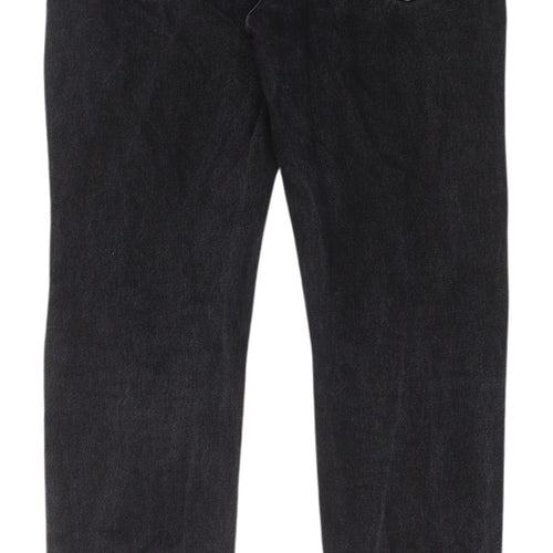 Weekday Black Tapered Jeans for Unisex Adults L