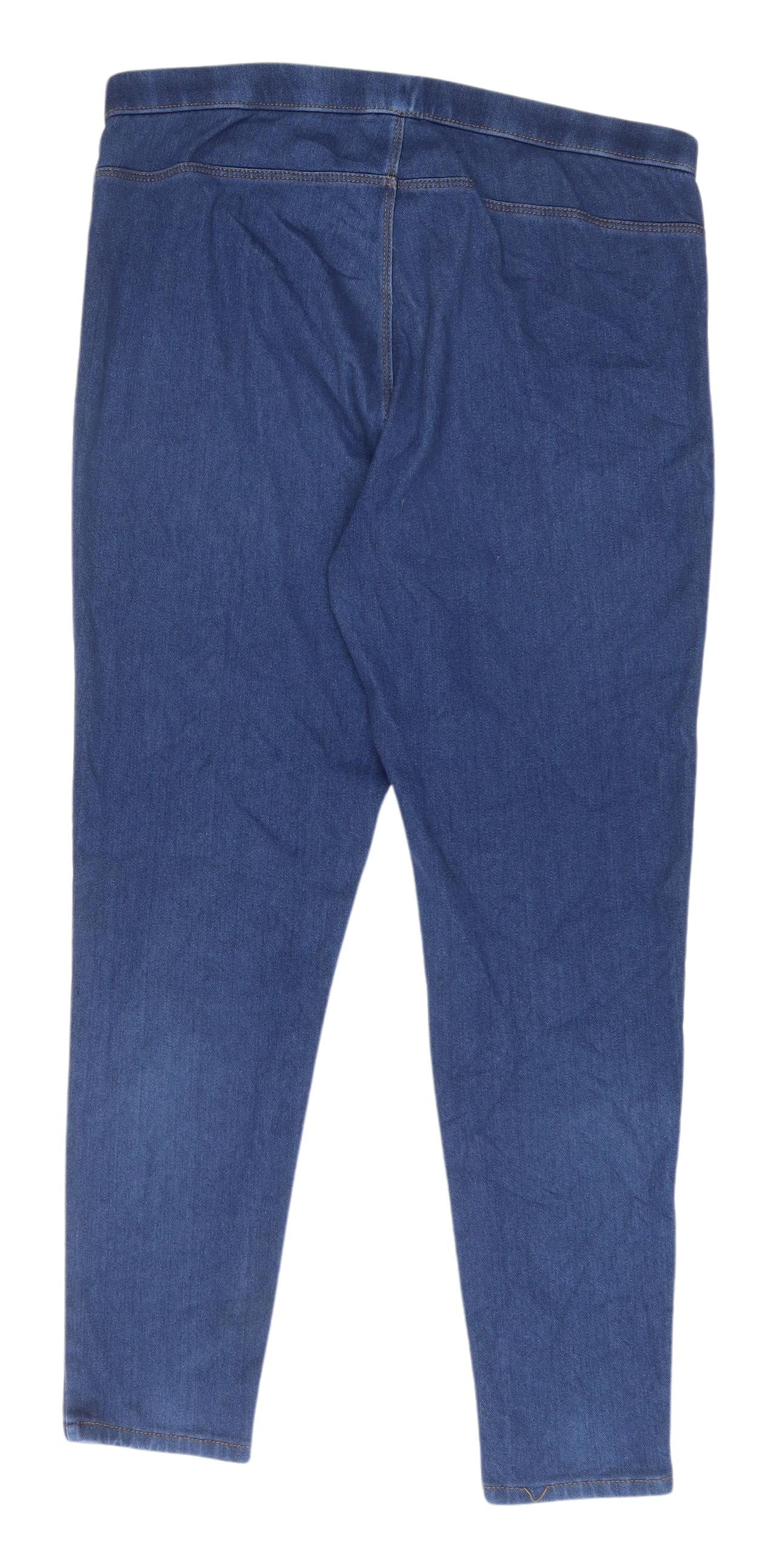 Bonmarché Women's Blue Skinny Jeans Size 16