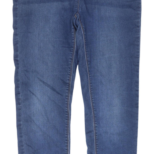 Papaya Maternity Blue Denim Jeggings, Size 12, Regular Fit