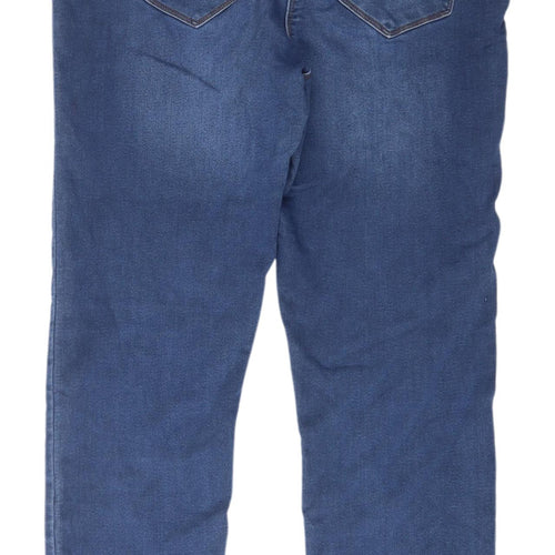 Papaya Maternity Blue Denim Jeggings, Size 12, Regular Fit