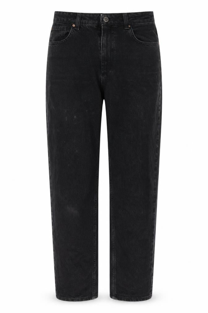 Front view of Denim Co. Women's Black Straight Leg Jeans, size 10