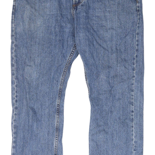 Marks and Spencer Men's Blue Straight Denim Jeans XL