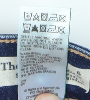 Marks and Spencer Women’s Blue Straight Jeans Size 6