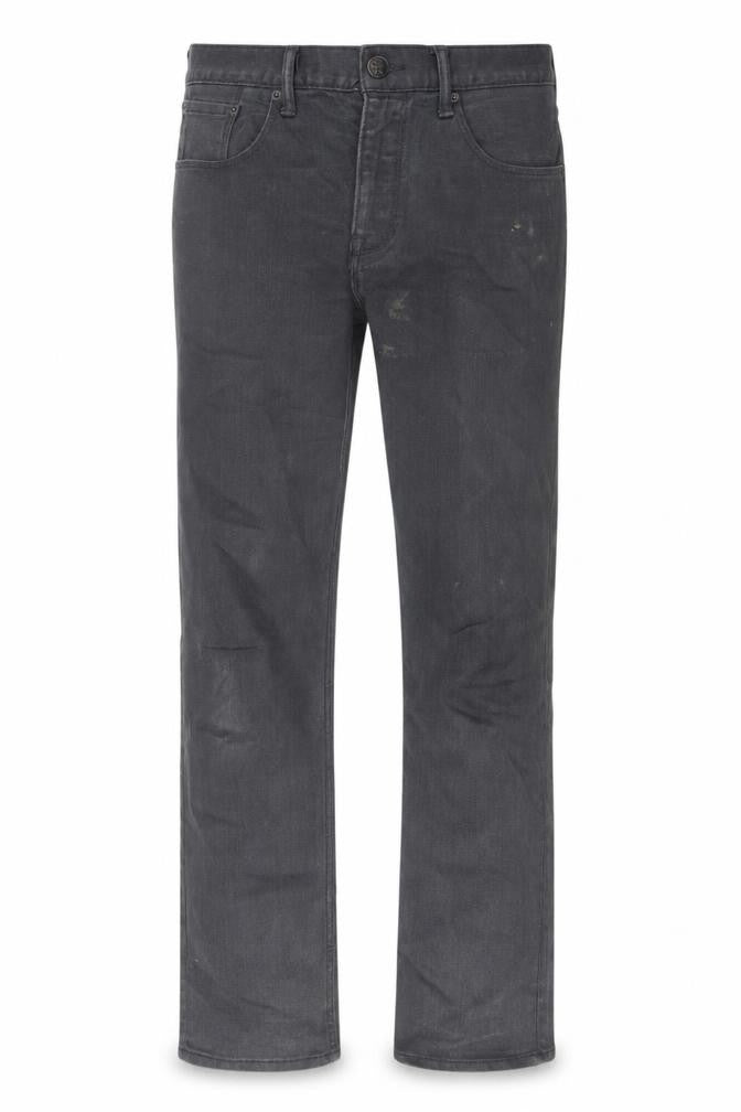 Front view of Debenhams Black Straight Fit Men's Jeans 34S