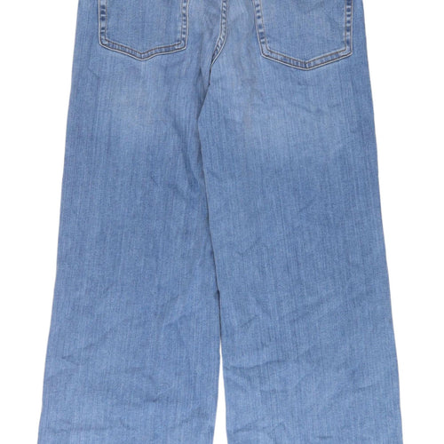 Marks and Spencer Women's Blue Wide-Leg Jeans