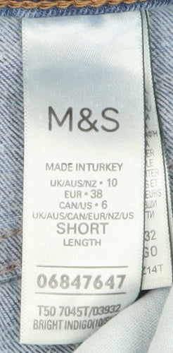 Marks and Spencer Women's Blue Wide-Leg Jeans