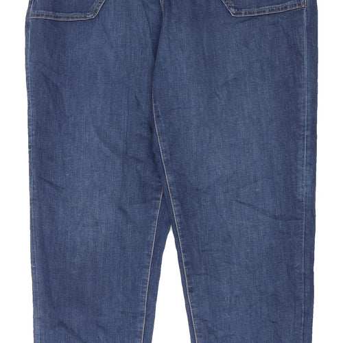 Marks and Spencer Women's Blue Jogger Jeans - Size 14