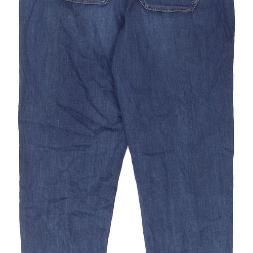 Marks and Spencer Women's Blue Jogger Jeans - Size 14