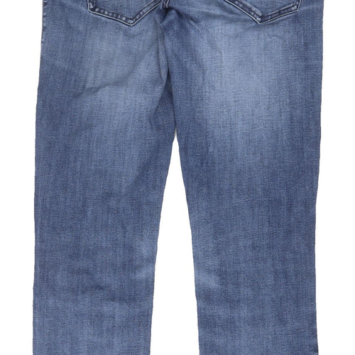 Jasper Conran Women's Blue Straight Jeans Size 12
