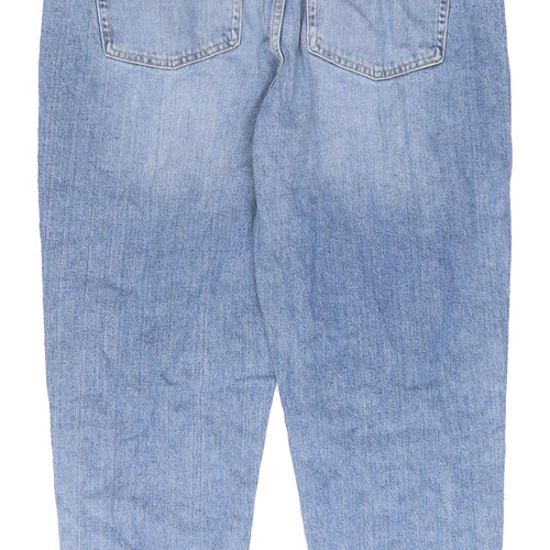 Marks & Spencer Women's Blue Mom Jeans Size 16