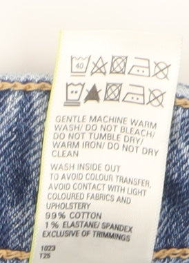 Marks & Spencer Women's Blue Mom Jeans Size 16