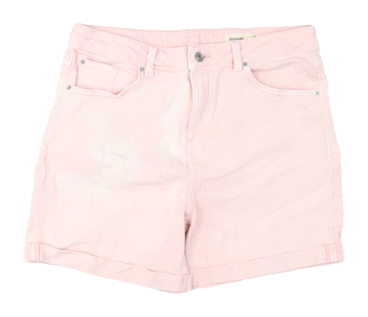 Marks and Spencer Women's Pink Boyfriend Denim Shorts