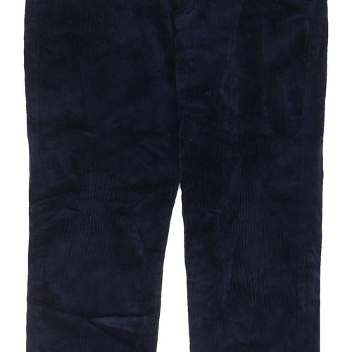 Marks & Spencer Men's Blue Corduroy Chinos 36L