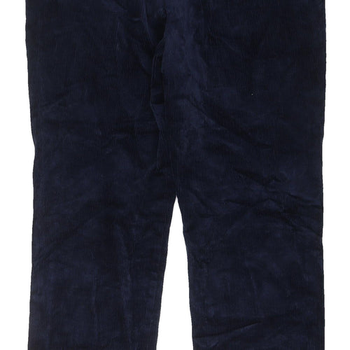 Marks & Spencer Men's Blue Corduroy Chinos 36L