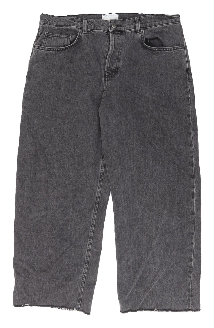 ASOS Women's Grey Straight Leg Jeans Size 36