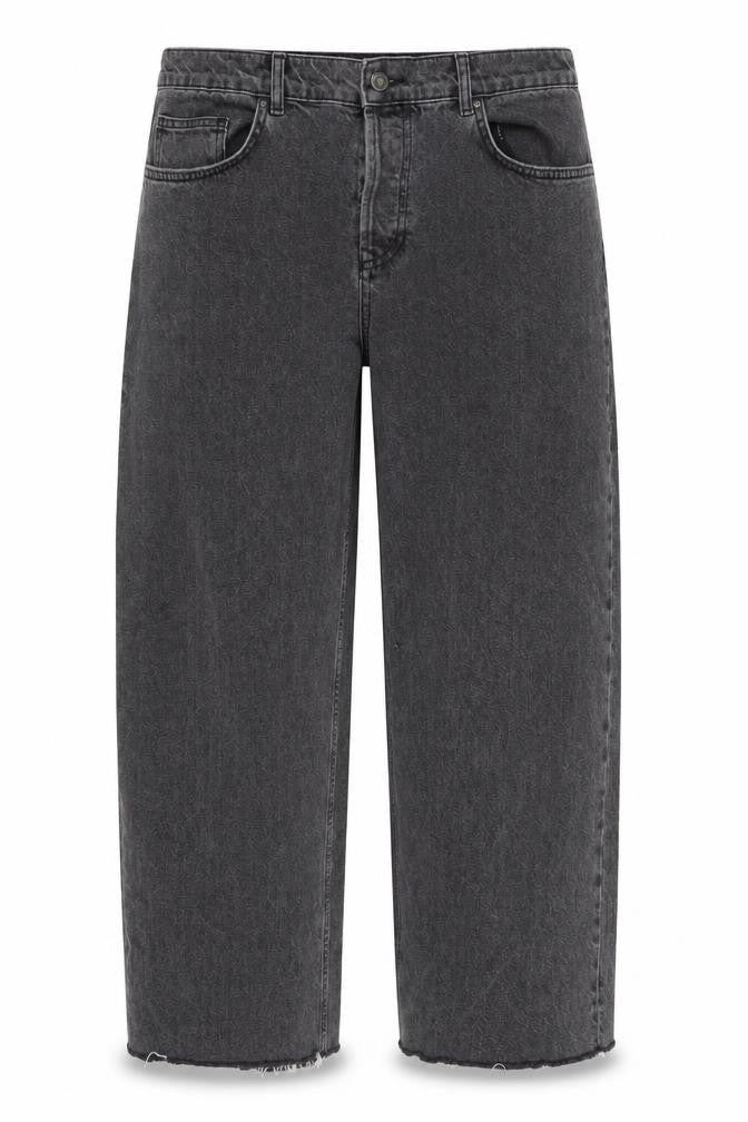 Front view of ASOS Women's Grey Straight Leg Jeans, size 36