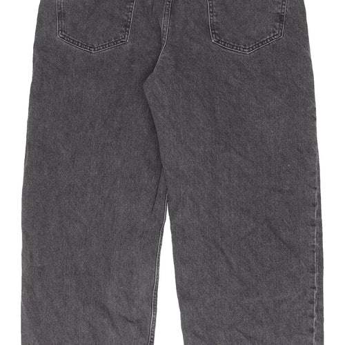 ASOS Women's Grey Straight Leg Jeans Size 36