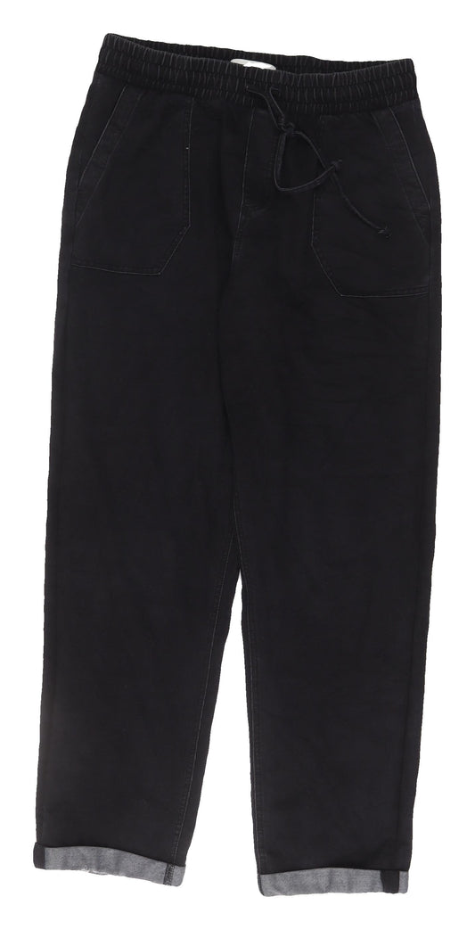 Marks and Spencer Women’s Black Straight-Leg Jeans