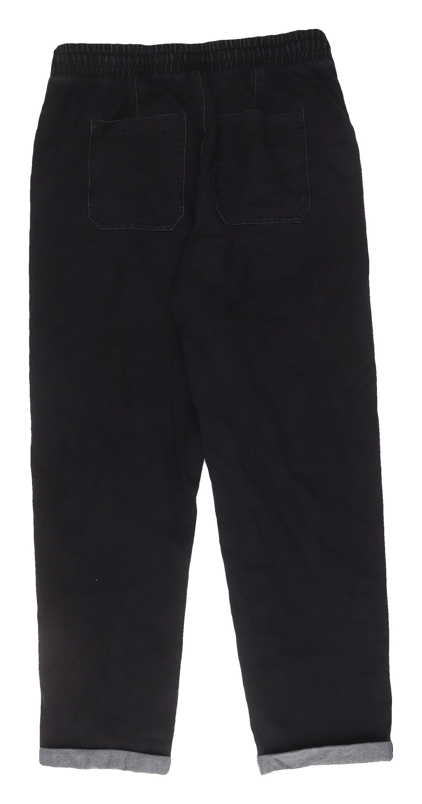 Marks and Spencer Women’s Black Straight-Leg Jeans