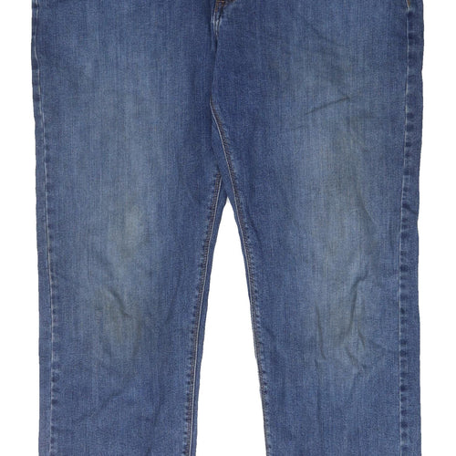 Marks & Spencer Men's Blue Straight Jeans 36R