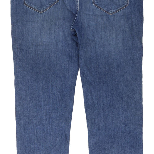 Marks & Spencer Men's Blue Straight Jeans 36R
