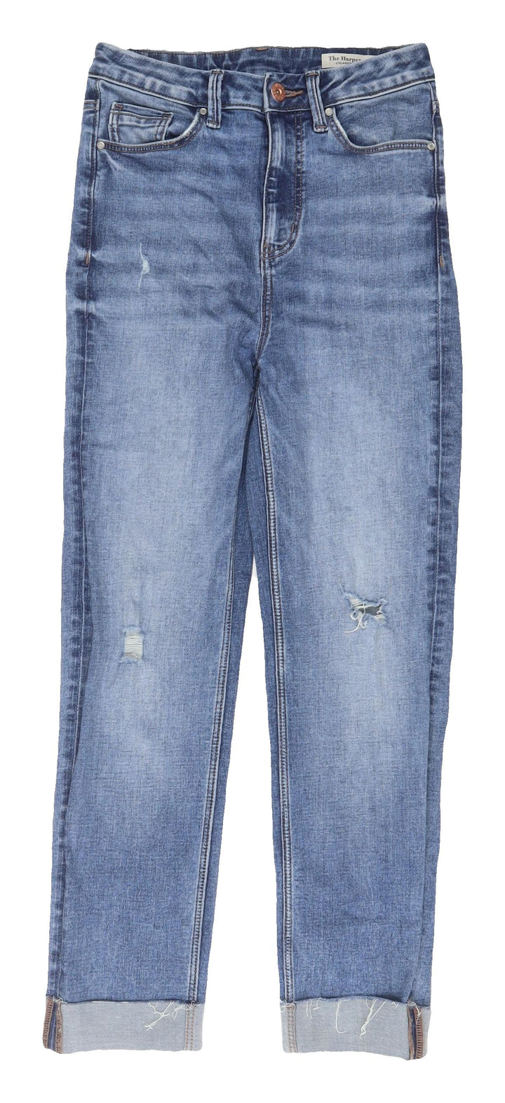 Marks and Spencer Women’s Blue Straight Jeans, Size S