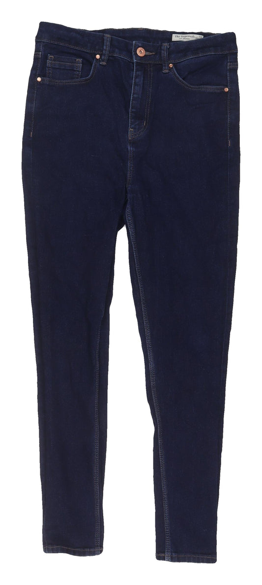 Marks and Spencer Women's Blue Skinny Jeans, Size 12