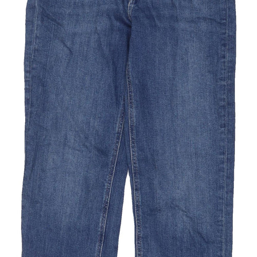 Marks and Spencer Women's Blue Boyfriend Jeans Size 8