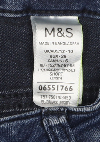 Marks and Spencer Women's Blue Skinny Jeans Size 10