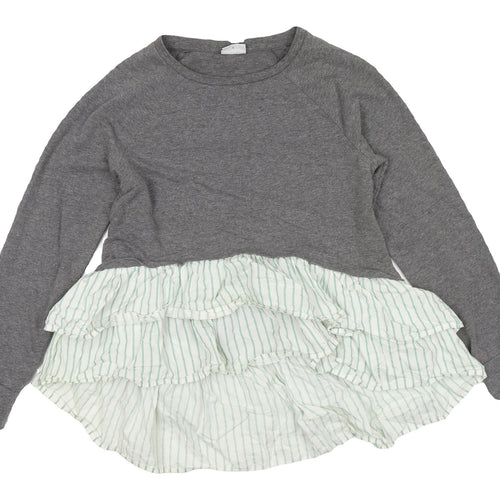 Noisy May Women's Grey Long Sleeve Top M