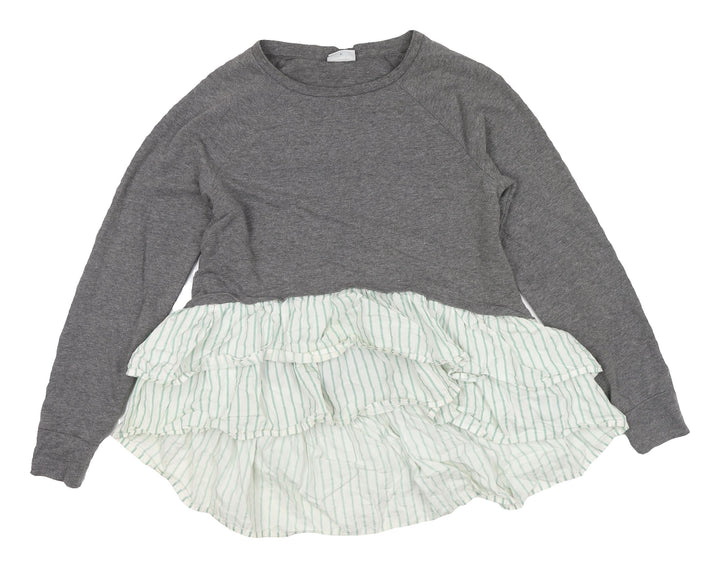 Noisy May Women's Grey Long Sleeve Top M