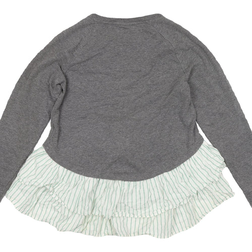 Noisy May Women's Grey Long Sleeve Top M