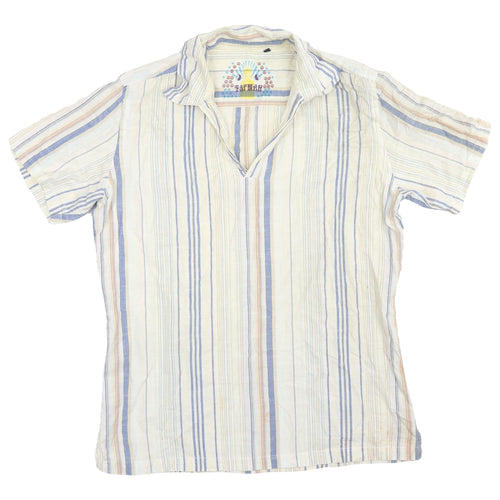 Topman Multicoloured Striped T-Shirt, M