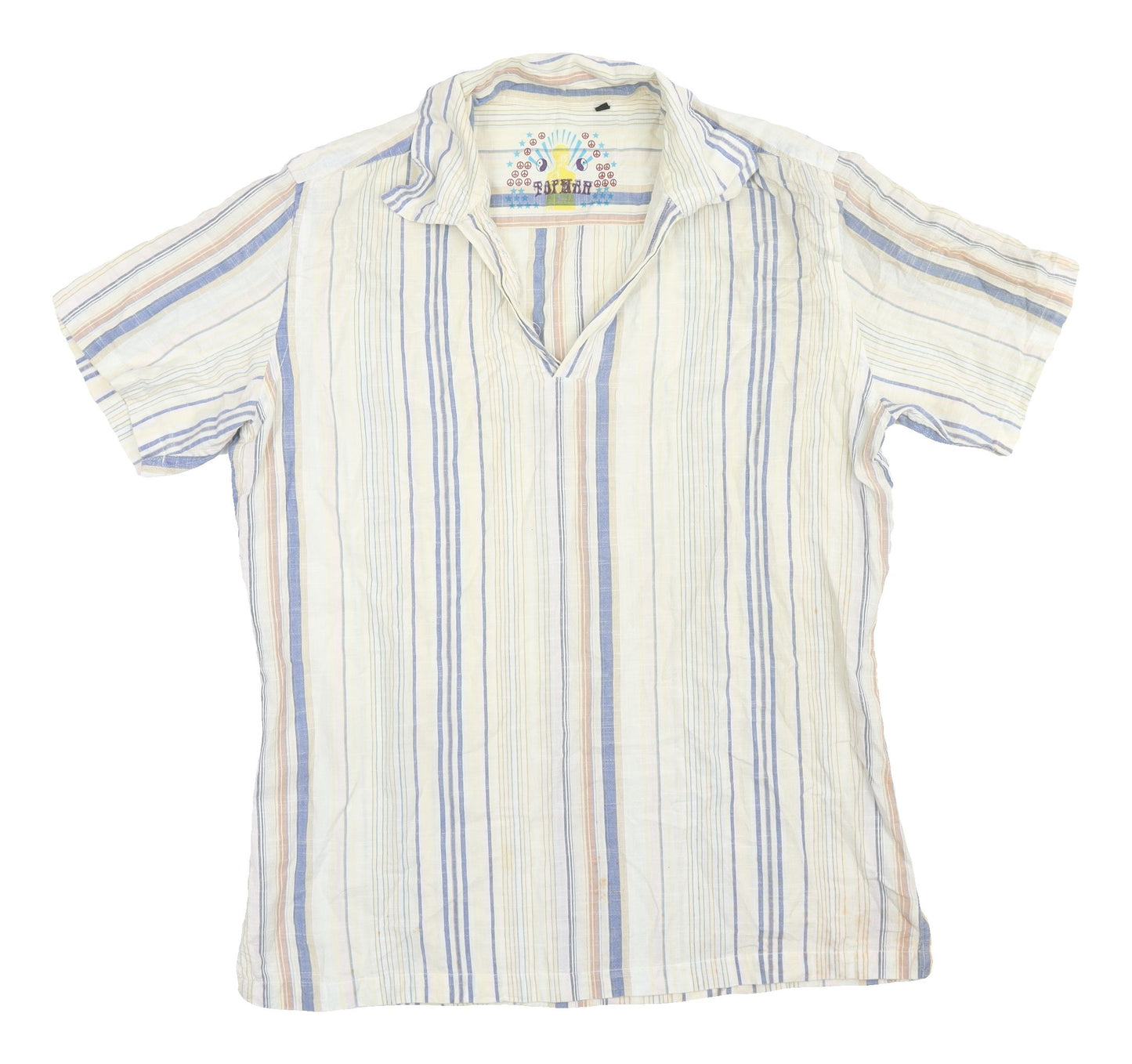 Topman Multicoloured Striped T-Shirt, M