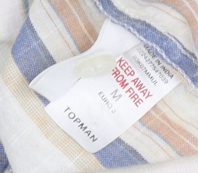 Topman Multicoloured Striped T-Shirt, M