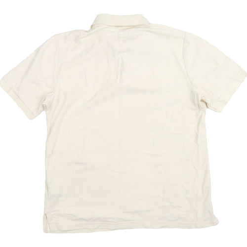 Marks & Spencer Women's Beige Polo Shirt Size 16