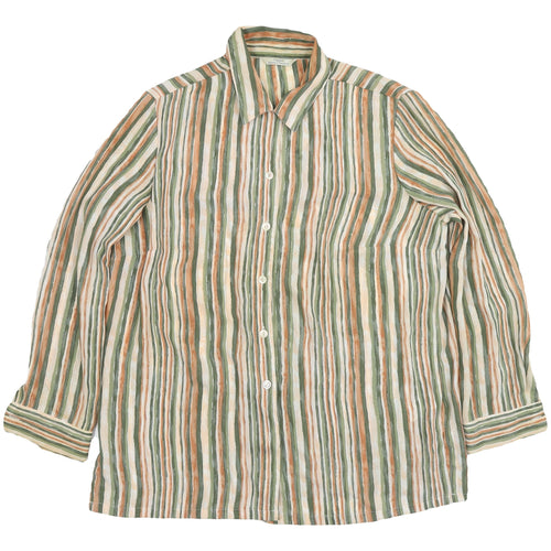 Marks and Spencer Women's Multicoloured Striped Shirt Size 16