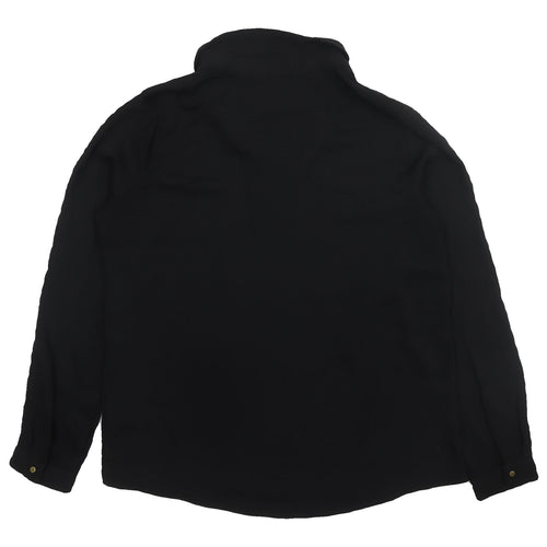 Vero Moda Women's Black Collared Blouse M