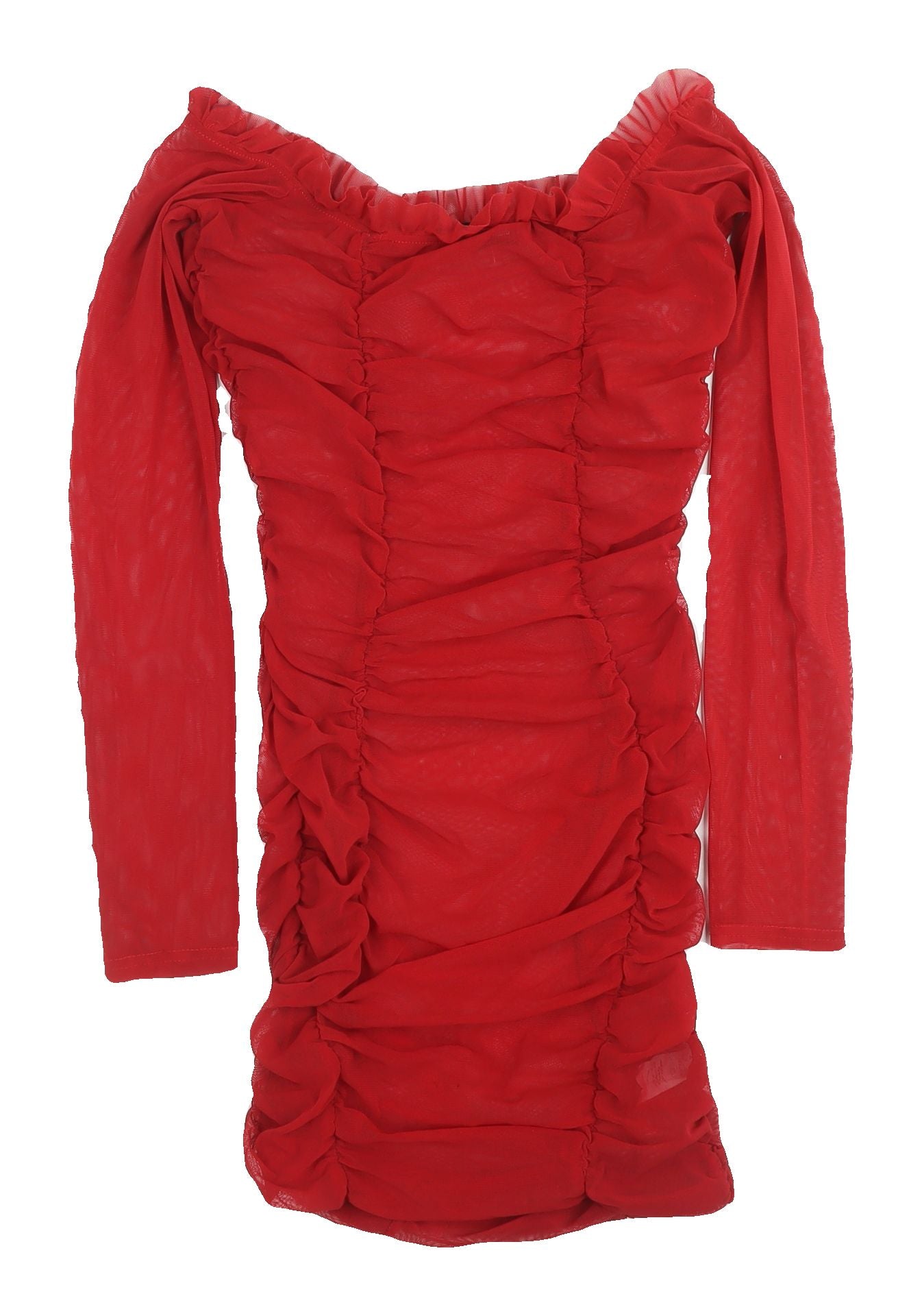 PrettyLittleThing Red Bodycon Dress 10