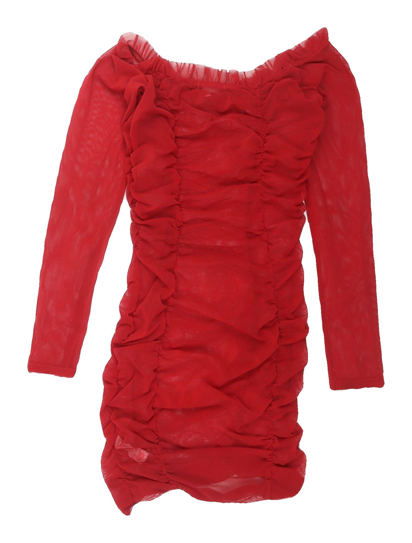 PrettyLittleThing Red Bodycon Dress 10