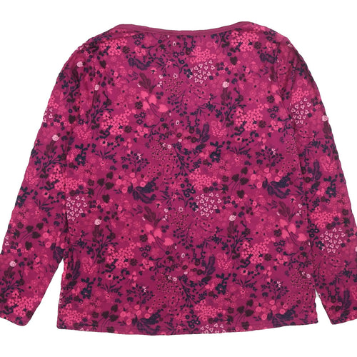 Isle Collection Pink Floral T-Shirt, Women, Size S