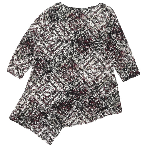 Marks & Spencer Women's Multicoloured Geometric Blouse UK 18